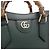 Borsa a mano Gucci Diana in pelle verde - vista 4