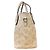 Borsa a tracolla in pelle Louis Vuitton Mahina PM M58785 Beige - vista 3