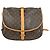 Louis Vuitton Saumur Monogram 35 Marrone - vista 2