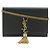 Saint Laurent Classic Monogram Tassel Chain Leather Verde