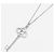 Pendente Crown Key Tiffany & Co. in oro bianco 18K con diamanti Argento - vista 2