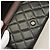 Portafoglio lungo tri-fold Chanel in nappa nera Nero - vista 10