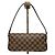 Borsa a tracolla Louis Vuitton Damier Recoleta Marrone - vista 2
