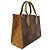 Borsa Louis Vuitton Monogram Giant Reverse OnTheGo PM Marrone - vista 2