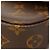 Borsa Louis Vuitton Monogram Wallet-on-Chain Ivy Marrone - vista 7
