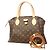 Borsa Louis Vuitton Monogram Rivoli MM Marrone