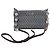 Miu Miu blue denim shoulder bag adorned with crystals