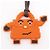 Hermès Hermes Kelly Dole Bag Charm Rubber Arancione - vista 3
