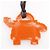 Hermès Hermes Kelly Dole Bag Charm Rubber Arancione - vista 4