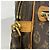 Borsa a pochette Louis Vuitton Monogram Marly Dragonne GM Marrone - vista 6