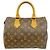 Bolso Louis Vuitton Monogram Speedy 25 Castaño