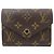 Louis Vuitton Portefeuille Victorine Tri-fold Wallet Marrone Monogramma