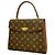Borsa Louis Vuitton Monogram Malesherbes Marrone