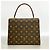 Borsa Louis Vuitton Monogram Malesherbes Marrone - vista 8