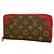 Louis Vuitton Monogram Zippy Wallet Retiro Marrone Fuschia