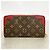 Louis Vuitton Monogram Zippy Wallet Retiro Marrone Fuschia - vista 9