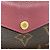 Louis Vuitton Monogram Portefeuille Pallas Compact Wallet Marrone Viola scuro - vista 8