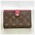 Louis Vuitton Monogram Portefeuille Pallas Compact Wallet Marrone Viola scuro - vista 9