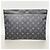 Louis Vuitton Monogram Eclipse Pochette Discovery Clutch Bag Preto - vista 12