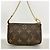 Louis Vuitton Monogram Mini Pochette Accessoires Marrone - vista 9