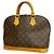 Borsa a mano Louis Vuitton Monogram Alma M51130 Marrone