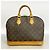 Borsa a mano Louis Vuitton Monogram Alma M51130 Marrone - vista 11