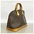 Borsa a mano Louis Vuitton Monogram Alma M51130 Marrone - vista 2