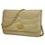 Portafoglio a tracolla in pelle dorata Chanel D'oro