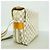 Borsa a tracolla Louis Vuitton Damier Azur Naviglio Bianco - vista 2