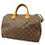 Borsa Louis Vuitton Monogram Speedy 30 Marrone