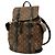 Zaino Louis Vuitton Monogram Macassar Christopher MM Marrone