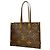 Borsa Tote Louis Vuitton Monogram Giant Reverse OnTheGo GM Marrone