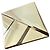 Karl Lagerfeld Spilla geometrica color oro D'oro