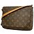 Borsa a tracolla Louis Vuitton Monogram Musette Tango con tracolla corta Marrone