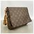 Borsa a tracolla Louis Vuitton Monogram Musette Tango con tracolla corta Marrone - vista 2