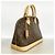 Bolso de mano Louis Vuitton Alma PM Monogram Castaño - vista 2