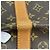 Louis Vuitton Brown Boston Monogram Keepall 60 Marrone - vista 8