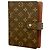 Funda de agenda Louis Vuitton Monogram Agenda MM Castaño