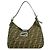 Borsa a tracolla Fendi Zucca in nylon e canvas Marrone