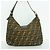 Borsa a tracolla Fendi Zucca in nylon e canvas Marrone - vista 12
