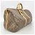 Louis Vuitton Boston Monogram Keepall Bandoulière 55 Marrone - vista 2