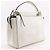 Borsa Convertible Fendi DotCom in Pelle Whipstitch Medium Bianco - vista 2