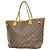 Borsa Tote Louis Vuitton Monogram Neverfull MM Marrone Fuschia