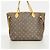 Borsa Tote Louis Vuitton Monogram Neverfull MM Marrone Fuschia - vista 11