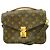Borsa Louis Vuitton Monogram Pochette Metis MM Marrone