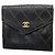 Chanel Bicolore Lambskin Wallet Black