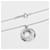 Collana Tiffany & Co. 1837 Interlocking Circle Argento - vista 6