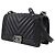 Borsa a tracolla Chanel Boy 25 con catena Nero - vista 2