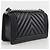 Borsa a tracolla Chanel Boy 25 con catena Nero - vista 3