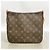 Borsa a tracolla Louis Vuitton Monogram Looping MM Marrone - vista 10